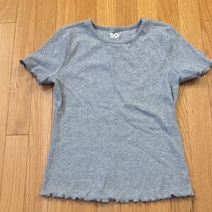 SO Women's Heather Gray Short Sleeve Tee